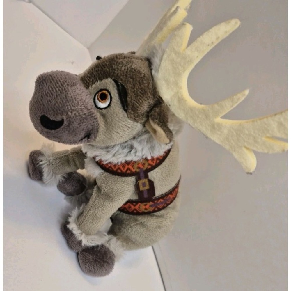 Disney Frozen Sven Reindeer Plush Stuffed Animal 7"‎ Toy Just Play